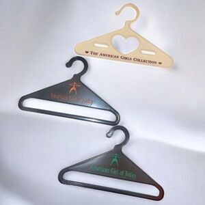 American Girl Pleasant Company Discontinued Vintage Doll Hangers ~ Set of 3